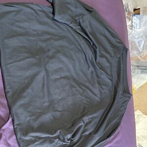SHEIN Black Polyester Top
